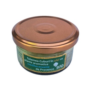 Telemea cuburi in ulei cu plante aromatice mediteraneene, ECO, 150ml