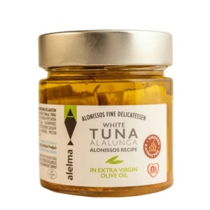 Ton alb in ulei de masline extravirgin, Alelma, 212g