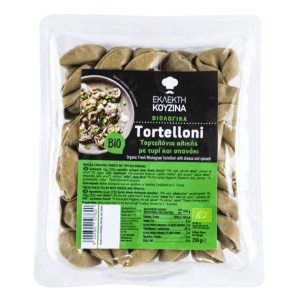 Tortelloni proaspeti cu branza si spanac, ECO, 250g