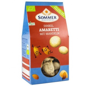 Biscuiti Amaretti din faina de grau spelta cu migdale, ECO, 125g