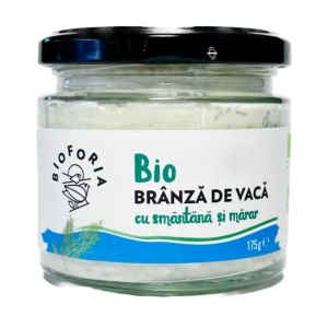 Branza de vaca cu smantana si marar, ECO, 175g