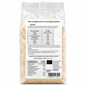 Faina de migdale, Eat Free, ECO, 200g (fara gluten) - Img 2