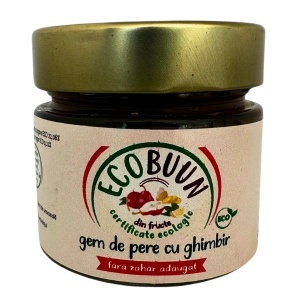 Gem de pere cu ghimbir, ECOBuun, 200g