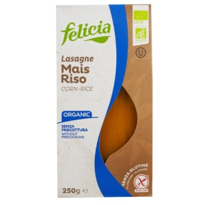 Lasagna de porumb si orez, Felicia, ECO, 250g (fara gluten)