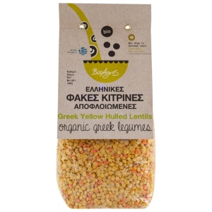 Linte galbenă decojită grecească, BioAgros, ECO, 500g
