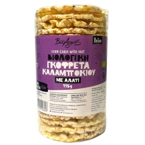 Rondele de porumb cu sare, ECO, 115g (fara gluten)