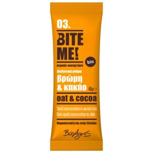 Baton ovaz si cacao, Bite Me, ECO, 40g