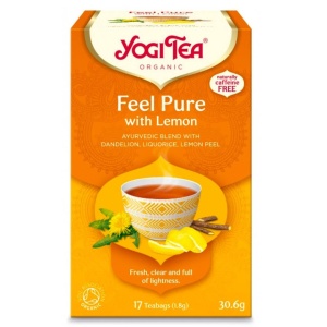 Ceai Detox cu lamaie si papadie Yogi Tea, ECO, 17 pliculete