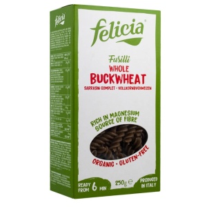 Fusilli din hrisca, Felicia, ECO, 250g (fara gluten)