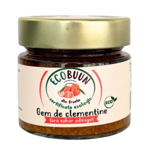 Gem de clementine, ECOBuun, ECO, 225g (fara zahar)