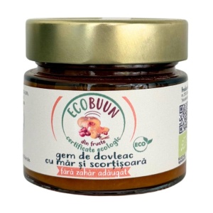 Gem de dovleac cu mar si scortisoara, ECOBuun, 210g (fara zahar)
