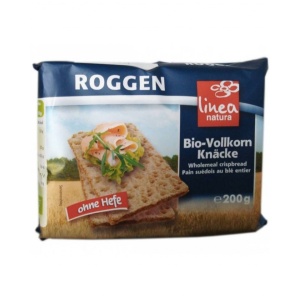 Paine crocanta din faina integrala de secara, ECO, 200g