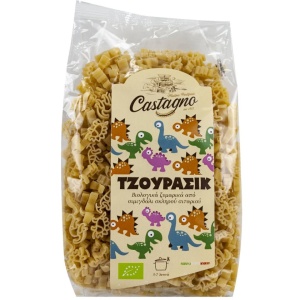 Paste pentru copii in forma de Dinozauri, Castagno, ECO, 500g