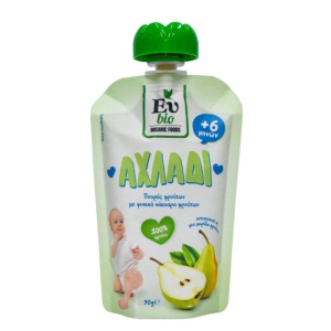 Smoothie de pere de la 6 luni, EuBio, ECO, 90g