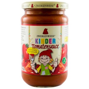 Sos de rosii cu mere, pentru copii, Zwergenwiese, ECO, 340ml
