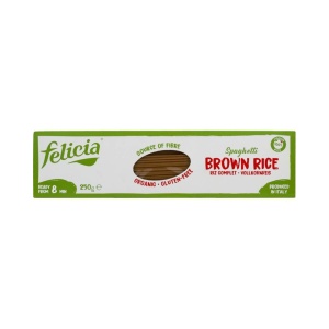 Spaghete din orez brun, Felicia, ECO, 250g (Fara gluten)