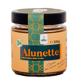 Alunette - Crema din alune cu miere, ECO, 200g