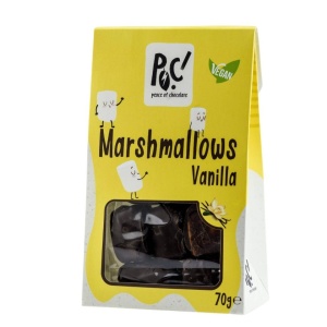 Bezele cu vanilie, invelite in ciocolata neagra, POC Sweets, ECO, 70g