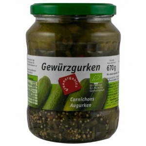 Castraveti murati, Green Organics, ECO, 670g / 360g