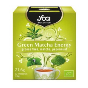 Ceai verde Matcha Energy, Yogi Tea, ECO,12TB*1.8gr, 21.6g