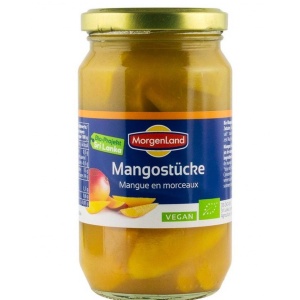 Compot de mango bucati, Morgenland, ECO, 350g
