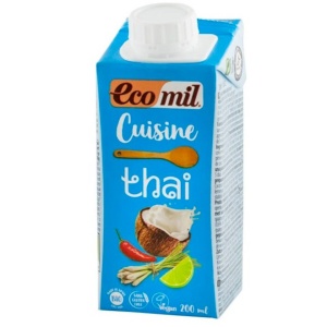 Crema vegetala Thai pentrru gatit, Ecomil Cuisine, ECO, 200ml