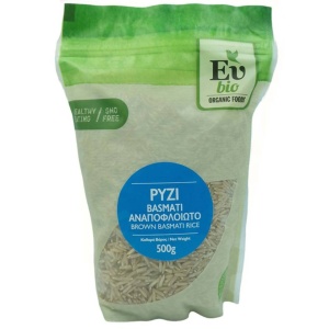 Orez brun basmati, EuBio, ECO, 500g