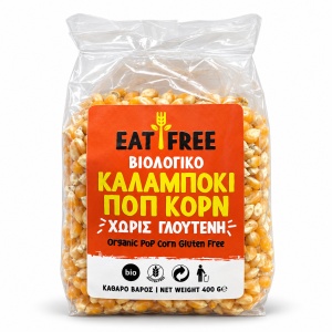 Porumb pentru popcorn, Eat Free, ECO, 400g