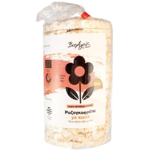 Rondele de orez expandat si quinoa, ECO, 100g (fara sare)