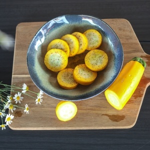 Zucchini galben, roamanesc ECO, min 700g - Img 2