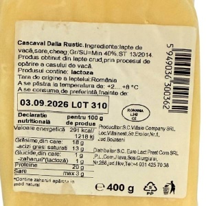 Cascaval Rustic Dalia, 400g - Img 2