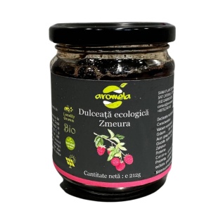 Dulceata de zmeura, Aromela, ECO, 212g (fara zahar)