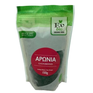 Fructe de Aronia uscate, EuBio, ECO, 150g expira 26.08.2025