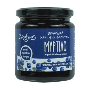 Gem de afine, BioAgros, ECO, 320g (fara zahar)