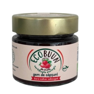 Gem de capsuni, ECOBuun, ECO, 220g (fara zahar)