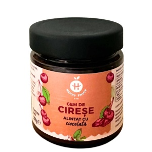 Gem de cirese alintat cu ciocolata, Lipova, 212g (fara gluten)