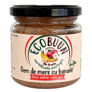 Gem de mere si banane, ECOBuun, 200g (fara zahar)