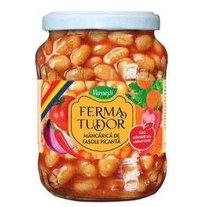 Mancarica de fasole picanta, 700g.