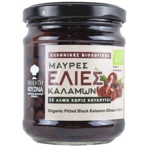 Masline Kalamon intregi , Fine Cuisine, ECO, 290g (scurse 180g)