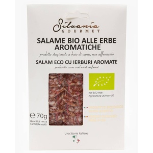Salam cu ierburi aromate, ECO, Silvania, 70g