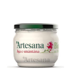 Smantana din lapte de vacă 35% grasime, Artesana, ECO, 200g