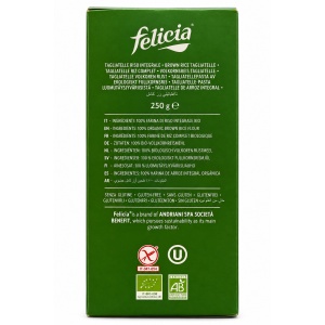 Tagliatelle de orez brun, Felicia, ECO, 250g (fara gluten) - Img 4