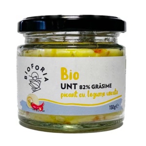 Unt cu legume uscate, picant, ECO, 150g