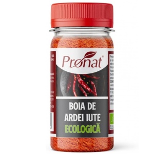 Boia de ardei iute, Pronat, ECO, 50g