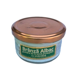 Branza Albac gustare branza proaspata cu samantana, 150ml