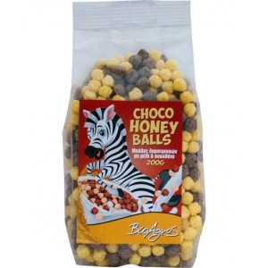 Cereale bilute cu miere si ciocolata, BioAgros, ECO, 200g