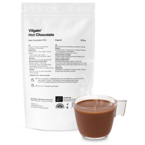 Ciocolata calda neagra 70% cacao, Vilgain, ECO, 200g