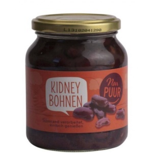 Fasole rosie, in borcan, Nur Puur, ECO, 350g