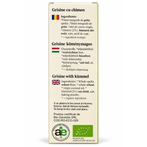 Grisine cu chimen, ECO, 125g - Img 3