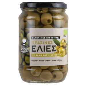 Masline verzi fara samburi, Elekti Kuzina, ECO, (scurse 340g) 670g